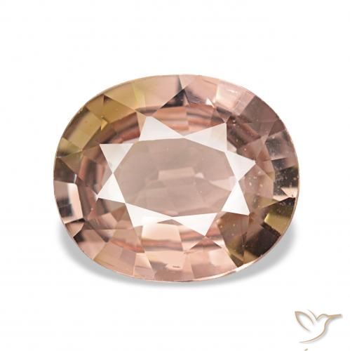 1.63캐럿 천연 무당벌레 레드 전기석, 타원형, VVS-VS