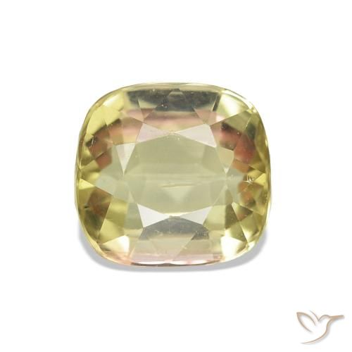 1.78ct 갈황색 전기석, 방석, VS-SI