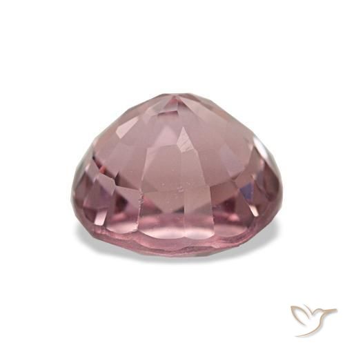 1.47캐럿 천연 인텐스 핑크 투르말린, 타원형 컷, 6.6×6.5 mm, VS