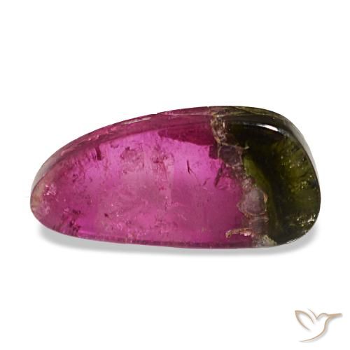 4.39ct 멀티컬러 투르말린, 팬시, 투명한