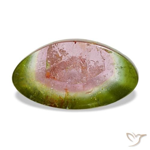 3.34ct 멀티컬러 투르말린, 팬시, 투명한