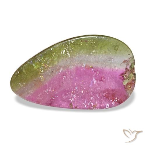 1.72ct 멀티컬러 투르말린, 팬시, 투명한