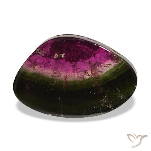 2.31ct 멀티컬러 투르말린, 팬시, 투명한