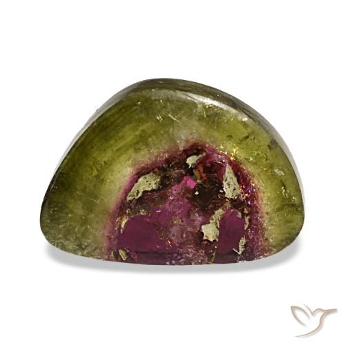 4.38ct 멀티컬러 투르말린, 팬시, 투명한
