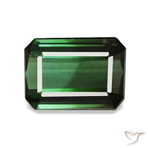 1.42ct 그린 투르말린, 에메랄드 컷, VVS-VS