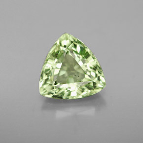 2.56캐럿 천연 그린 차보라이트 가넷, 트릴리언, 8.5×8.3 mm, VS