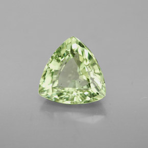 2.56캐럿 천연 그린 차보라이트 가넷, 트릴리언, 8.5×8.3 mm, VS
