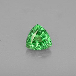 0.47캐럿 천연 크롬 그린 차보라이트 가넷, 트릴리언, 4.7×4.7 mm, VS