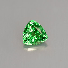 0.63캐럿 천연 크롬 그린 차보라이트 가넷, 트릴리언, 5.4×5.4 mm, VS