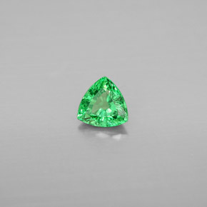0.54캐럿 천연 크롬 그린 차보라이트 가넷, 트릴리언, 5.1×5.1 mm, VS