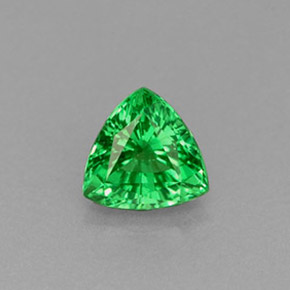 0.55캐럿 천연 크롬 그린 차보라이트 가넷, 트릴리언, 5.1×5 mm, VS