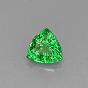 0.55캐럿 천연 크롬 그린 차보라이트 가넷, 트릴리언, 5.1×5 mm, VS