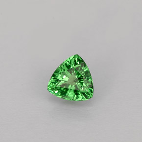 0.40캐럿 천연 크롬 그린 차보라이트 가넷, 트릴리언, 4.7×4.6 mm, VS