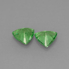 캐럿 천연 크롬 그린 차보라이트 가넷 보석, 일조, VS-SI