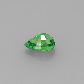 0.46캐럿 천연 크롬 그린 차보라이트 가넷, 배 모양, 5.5×3.8 mm, VVS-VS