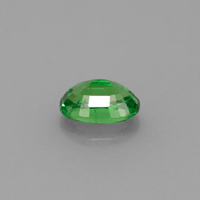 0.63캐럿 천연 크롬 그린 차보라이트 가넷, 타원형 컷, 6×4.1 mm, VVS-VS