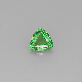 0.43캐럿 천연 크롬 그린 차보라이트 가넷, 트릴리언, 5.1×4.9 mm, VS