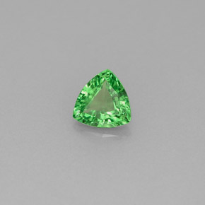 0.43캐럿 천연 크롬 그린 차보라이트 가넷, 트릴리언, 5.1×4.9 mm, VS