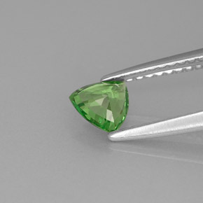 0.45캐럿 천연 크롬 그린 차보라이트 가넷, 트릴리언, 5.1×5 mm, VS