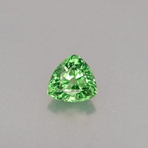 0.27캐럿 천연 크롬 그린 차보라이트 가넷, 트릴리언, 4×3.9 mm, VS