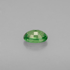 0.63캐럿 천연 크롬 그린 차보라이트 가넷, 타원형 컷, 6×4.1 mm, SI