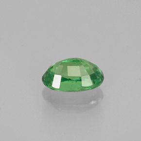 0.61캐럿 천연 크롬 그린 차보라이트 가넷, 타원형 컷, 6×4 mm, VS