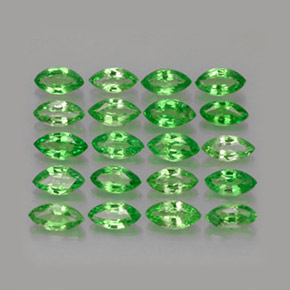 3.67캐럿 천연 크롬 그린 차보라이트 가넷 보석, 마퀴즈, 5.1×2.6 mm, VS