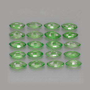 3.67캐럿 천연 크롬 그린 차보라이트 가넷 보석, 마퀴즈, 5.1×2.6 mm, VS