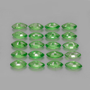 캐럿 천연 크롬 그린 차보라이트 가넷 보석, 마퀴즈, 4.9×2.7 mm, VS