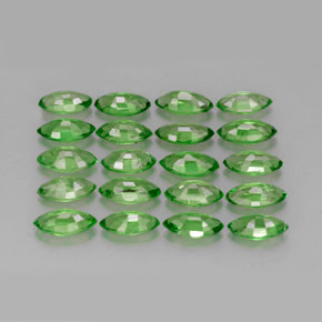 3.60캐럿 천연 크롬 그린 차보라이트 가넷 보석, 마퀴즈, 5×2.6 mm, VS