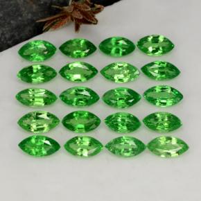 3.86캐럿 천연 크롬 그린 차보라이트 가넷 보석, 마퀴즈, 5.1×2.6 mm, VS