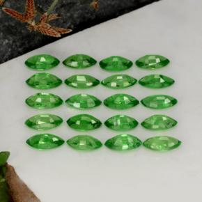 3.86캐럿 천연 크롬 그린 차보라이트 가넷 보석, 마퀴즈, 5.1×2.6 mm, VS