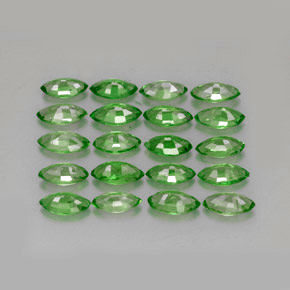 캐럿 천연 크롬 그린 차보라이트 가넷 보석, 마퀴즈, 5.3×2.8 mm, VS