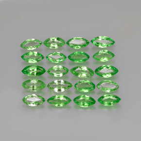 캐럿 천연 크롬 그린 차보라이트 가넷 보석, 마퀴즈, 4.7×2.3 mm, VS