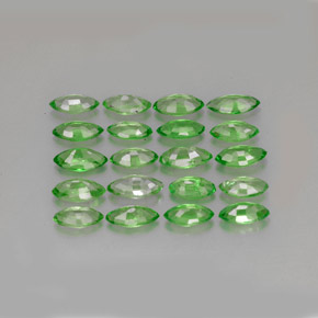 캐럿 천연 크롬 그린 차보라이트 가넷 보석, 마퀴즈, 4.7×2.3 mm, VS