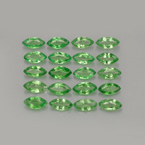3.00캐럿 천연 밝은 그린 차보라이트 가넷 보석, 마퀴즈, 5.2×2.6 mm, VS