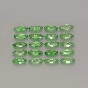 3.00캐럿 천연 밝은 그린 차보라이트 가넷 보석, 마퀴즈, 5.2×2.6 mm, VS