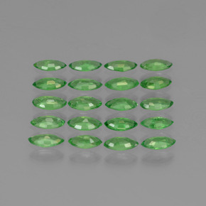 2.87캐럿 천연 미디엄 그린 차보라이트 가넷 보석, 마퀴즈, 4.8×2.4 mm, VS