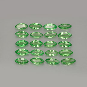 캐럿 천연 그린 차보라이트 가넷 보석, 마퀴즈, 5.2×2.4 mm, VS