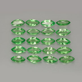 캐럿 천연 그린 차보라이트 가넷 보석, 마퀴즈, 5.2×2.4 mm, VS