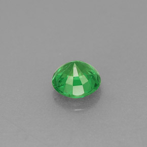 0.30캐럿 천연 그린 차보라이트 가넷, 라운드 컷, 3.96 mm, VS