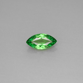 0.68캐럿 천연 크롬 그린 차보라이트 가넷, 마퀴즈, 8.1×4.2 mm, VVS-VS