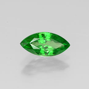 0.85캐럿 천연 크롬 그린 차보라이트 가넷, 마퀴즈, 8.8×4.3 mm, VS