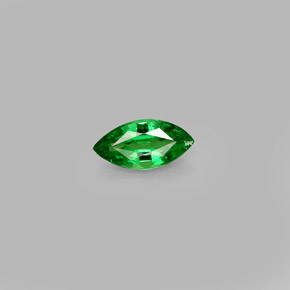 0.38캐럿 천연 크롬 그린 차보라이트 가넷, 마퀴즈, 6.8×3.4 mm, VVS-VS