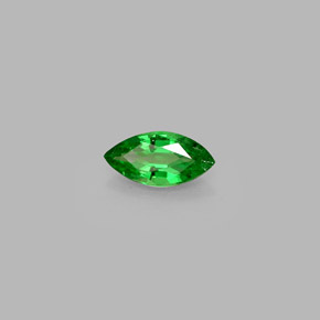 0.38캐럿 천연 크롬 그린 차보라이트 가넷, 마퀴즈, 6.8×3.4 mm, VVS-VS