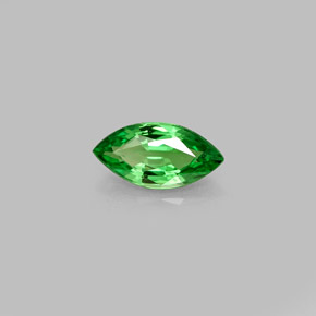 0.44캐럿 천연 크롬 그린 차보라이트 가넷, 마퀴즈, 7.1×3.6 mm, VVS-VS