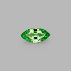 0.41캐럿 천연 크롬 그린 차보라이트 가넷, 마퀴즈, 7.1×3.6 mm, VVS-VS