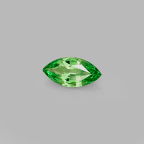 0.41캐럿 천연 크롬 그린 차보라이트 가넷, 마퀴즈, 7.1×3.6 mm, VVS-VS