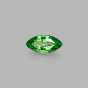 0.48캐럿 천연 크롬 그린 차보라이트 가넷, 마퀴즈, 7.1×3.6 mm, VVS-VS