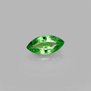0.51캐럿 천연 크롬 그린 차보라이트 가넷, 마퀴즈, 7.1×3.7 mm, VVS-VS